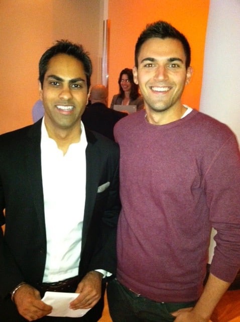 Ramit and I at a conference he hosted in 2013 - he dresses better than I do
