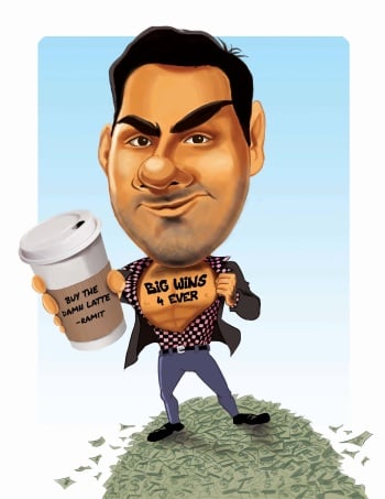 Ramit as a Caricature by my friend Julia